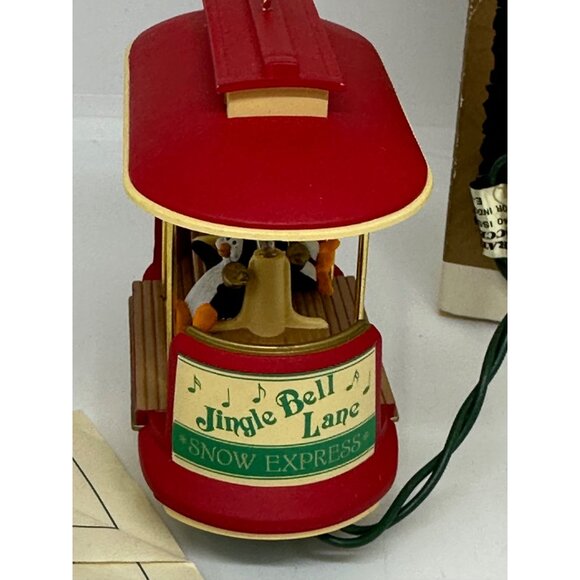 VTG 1994 Hallmark Keepsake Ornament | Kringle Trolley Santa & Penguins, "MAGIC" - Picture 4 of 10